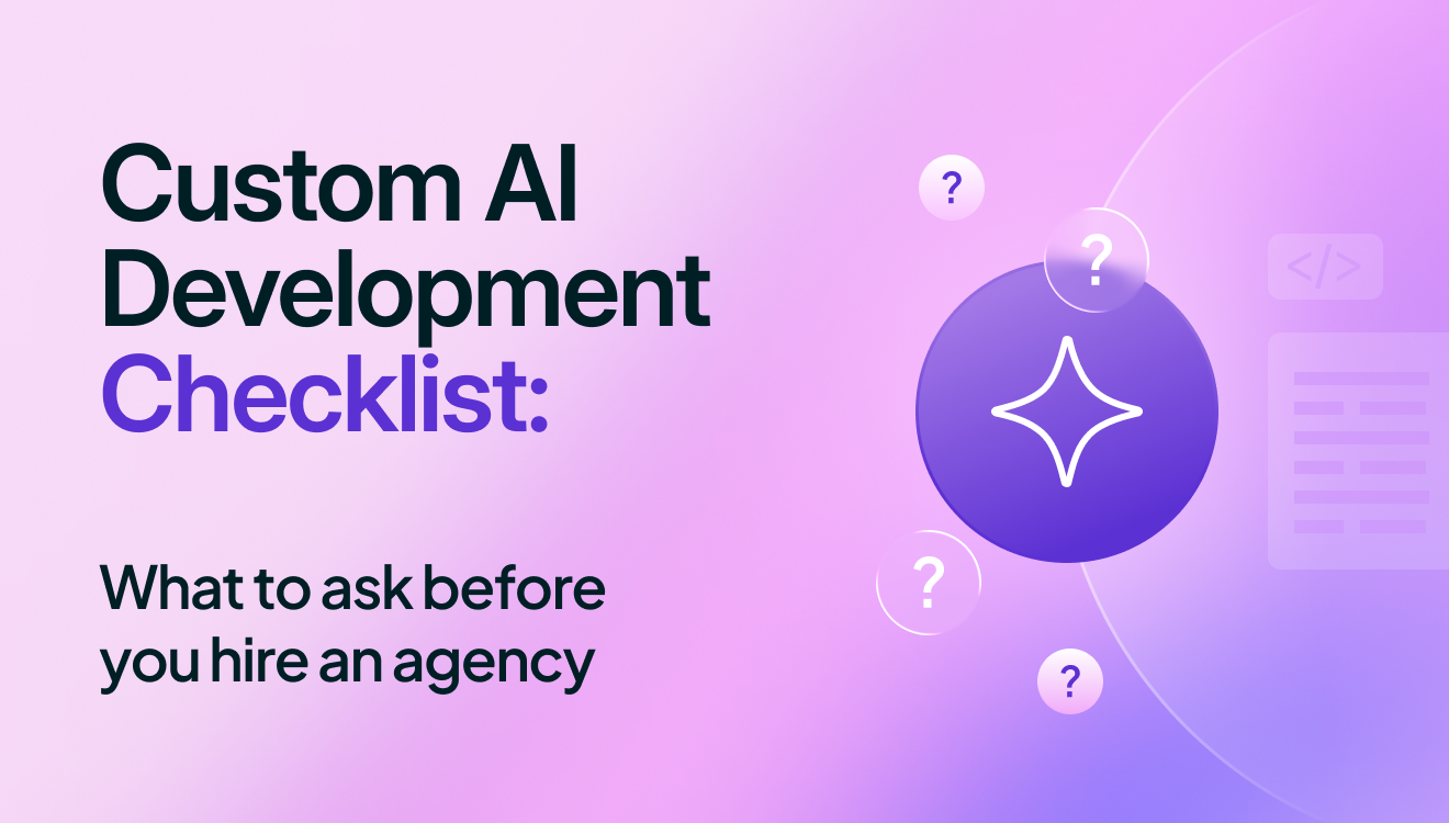 Custom AI Development Checklist